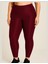 Büyük Beden Tayt Dalgıç Kumaş Yüksek Bel ( Bordo, 4xl) 3