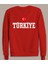 Türkiye Milli Takım Baskılı Pamuklu Erkek Sweatshirt 1