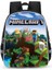 Ovozı 33CM Minecraft Öğrenci Okul Çantası Rahat Omuz Çantası (Yurt Dışından) 1