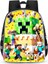 Ovozı 33CM Minecraft Öğrenci Okul Çantası Rahat Omuz Çantası (Yurt Dışından) 1