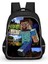 Ovozı 40CM Minecraft Öğrenci Okul Çantası Rahat Omuz Çantası (Yurt Dışından) 1