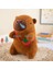 Ovozı 25CM Sevimli Capya Su Yunusu Peluş Oyuncak Bebek Bebek Yastık Hediye (Yurt Dışından) 1