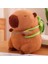 Ovozı 25CM Sevimli Capya Su Yunusu Peluş Oyuncak Bebek Bebek Yastık Hediye (Yurt Dışından) 1