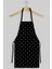 Şık Siyah Beyaz Puantiyeli Mutfak Önlüğü, Pratik ve Zarif Tasarım 1