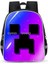Ovozı 33CM Minecraft Öğrenci Okul Çantası Rahat Omuz Çantası (Yurt Dışından) 1