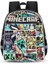 Ovozı 33CM Minecraft Öğrenci Okul Çantası Rahat Omuz Çantası (Yurt Dışından) 1