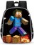 Ovozı 33CM Minecraft Öğrenci Okul Çantası Rahat Omuz Çantası (Yurt Dışından) 1