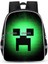 Ovozı 33CM Minecraft Öğrenci Okul Çantası Rahat Omuz Çantası (Yurt Dışından) 1
