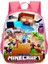 Ovozı 33CM Minecraft Öğrenci Okul Çantası Rahat Omuz Çantası (Yurt Dışından) 1