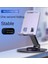 Teleskobik 360° Dönebilen Ayarlanabilir Katlanır Masaüstü Telefon & Tablet Standı Telefon Tutucu 7
