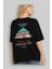 Safranbolu Turkey Arka Baskılı Oversize T-Shirt Erkek Kadın Pamuk Bisiklet Yaka Tişort 4