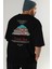 Safranbolu Turkey Arka Baskılı Oversize T-Shirt Erkek Kadın Pamuk Bisiklet Yaka Tişort 8