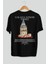 Galata Tower Istanbul Arka Baskılı Oversize T-Shirt Erkek Kadın Pamuk Bisiklet Yaka Tişort 2
