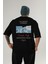 Travertines Pamukkale Arka Baskılı Oversize T-Shirt Erkek Kadın Pamuk Bisiklet Yaka Tişort 1