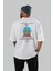 The Sagrada Familia Spain Arka Baskılı Oversize T-Shirt Erkek Kadın Pamuk Bisiklet Yaka Tişort 4