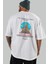 The Sagrada Familia Spain Arka Baskılı Oversize T-Shirt Erkek Kadın Pamuk Bisiklet Yaka Tişort 5