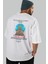 The Sagrada Familia Spain Arka Baskılı Oversize T-Shirt Erkek Kadın Pamuk Bisiklet Yaka Tişort 7