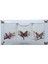 Üçlü Kelebek Desenli %100 Pamuklu Mutfak Havlusu 30X50 Cm, Canlı Sarı Renk 3