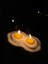4'lü Tealight Mum (3x3) 2