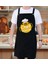 Kişiye Özel Siyah Profesyonel Aşçı Mutfak Önlüğü 1