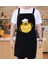 Kişiye Özel Siyah Profesyonel Aşçı Mutfak Önlüğü 2
