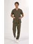Yağ Yeşili U-Flex Likralı Scrubs Takım Forma 2
