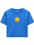 Winky Smiley Baskılı Kadın Crop T-Shirt 1