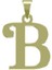 14 Ayar Altın B Harfi Kolye Ucu 0.3 Gr, KC17199 Kodlu 3