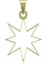 14 Ayar Altın Yıldız Kolye Ucu 0.3 Gr, KC15557 Kodlu 3