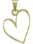 14 Ayar Altın Kalp Kolye Ucu 0.3 Gr, KC17432 Kodlu 3