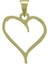 14 Ayar Altın Kalp Kolye Ucu 0.3 Gr, KC17428 Kodlu 3