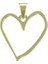 14 Ayar Altın Kalp Kolye Ucu 0.3 Gr, KC17482 Kodlu 3