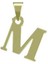 14 Ayar Altın M Harfi Kolye Ucu 0.3 Gr, KC17158 Kodlu 3