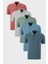 Pamuklu Regular Fit Düğmeli Polo Yaka 5'li Paket T Shirt Erkek T Shirt 5902127S5 1