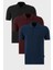 Pamuklu Regular Fit Düğmeli Polo Yaka 3'lü Paket T Shirt Erkek T Shirt 5902127S3 1