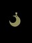 14 Ayar Altın Ay Kolye Ucu 0.3 Gr, KC11859 Kodlu 2