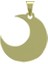 14 Ayar Altın Ay Kolye Ucu 0.3 Gr, KC11859 Kodlu 3