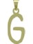 14 Ayar Altın G Harfi Kolye Ucu 0.3 Gr, KC17178 Kodlu 3