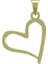 14 Ayar Altın Kalp Kolye Ucu 0.3 Gr, KC17504 Kodlu 3