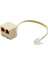 RJ11 2in1 Spitter RJ11 Telefon Hat Çoklayıcı Splitter 1 Giriş 2 Çıkış 2