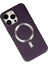 iPhone 14 Pro Max Kılıf Coco Deri Magneticsafe Silikon - Derin Mor - NX3496-7292 3