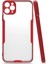 iPhone 11 Pro Max Kılıf Platin Silikon - Kırmızı - NX3142-3744 1