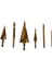 Tools 6 Parça Spiral Oval Kesim Kademeli Matkap Ucu Sac Delme Hss Titanyum 1