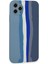 iPhone 11 Pro Kılıf Ebruli Lansman Silikon - Mavi-Gri - NX2235-3349 3