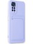 Xiaomi Redmi Note 11S Kılıf Kelvin Kartvizitli Silikon - Lila - NX8938-7007 3