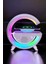 Bluetooth Hoparlör Dijital Göstergeli Wireless Şarj Rgb Işıklı 4