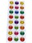 Ticon Puffy Sticker Gülen Yüz Renkli - 2 Adet 1
