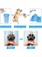Silikon Jel Fırçalı Kedi Köpek Pati Ayak Temizleme Kovası (Ithal Ürün) 3