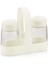 Tuzluk Biberlik Set Qlux Masaüstü Tuzluk Biberlik Kürdanlık Set 100 ml Tuzluk Seti 1