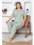 Papatya Desenli Desenli Büyük Beden Pijama Takımı 2